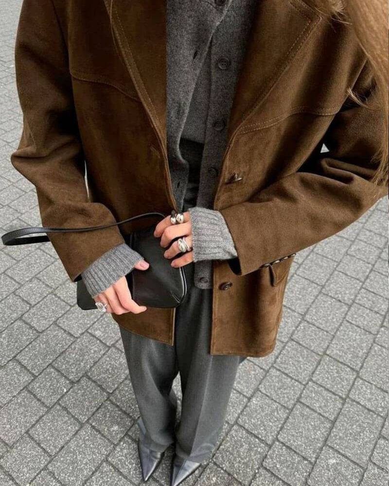 Matilda faux suede Jacket - SOERA Store