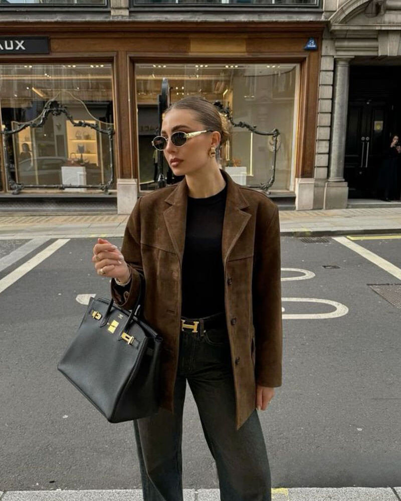 Matilda faux suede Jacket - SOERA Store