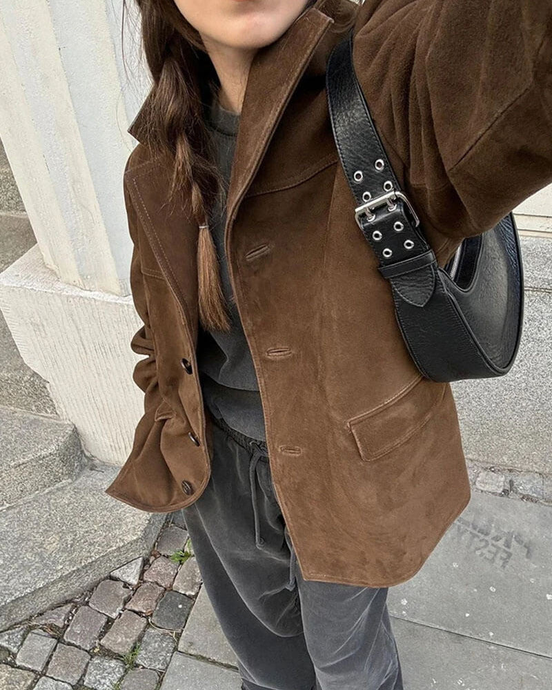 Matilda faux suede Jacket - SOERA Store