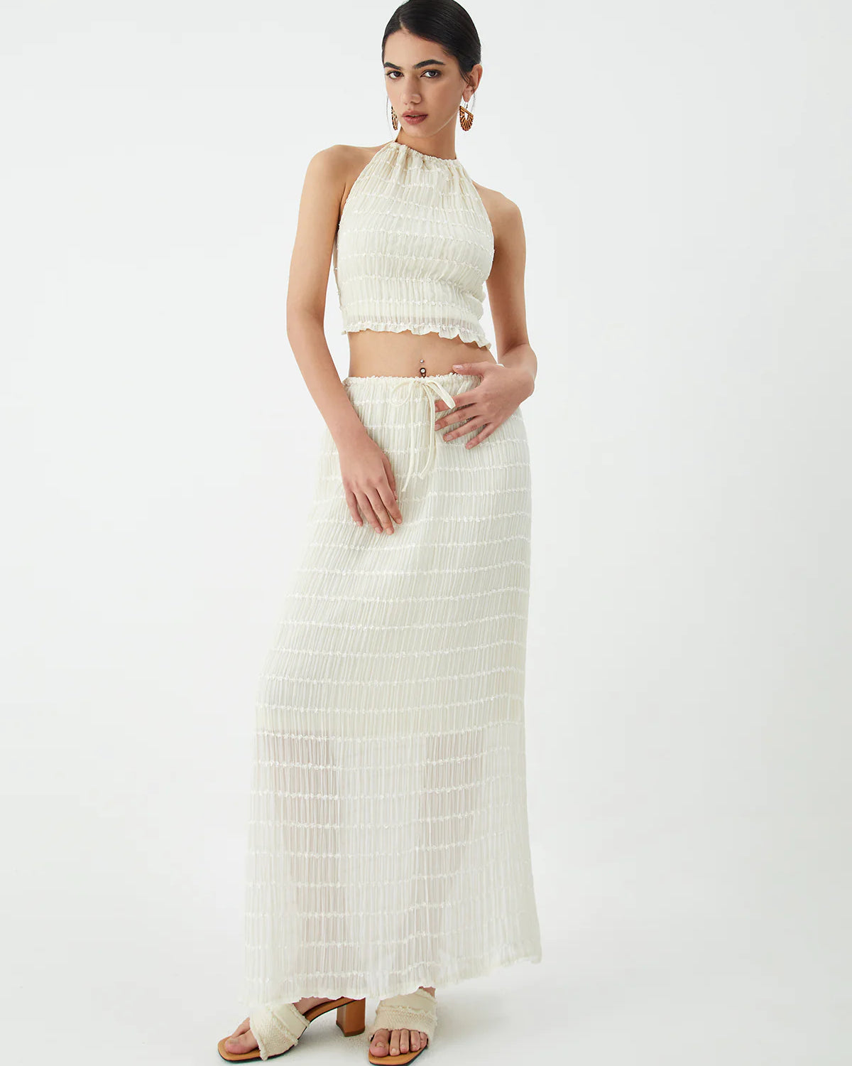 Valerie two-piece set with frill details - SOERA Store