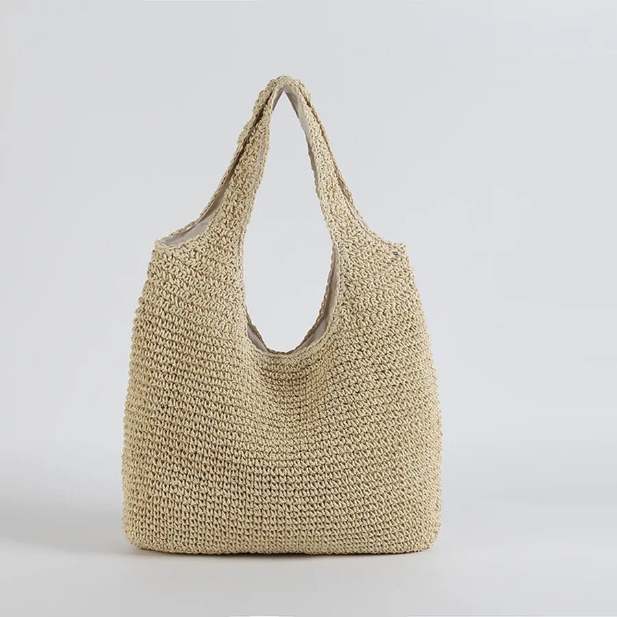 SOERA Beatrice Woven Rattan Tote Bag - Bag - Brown