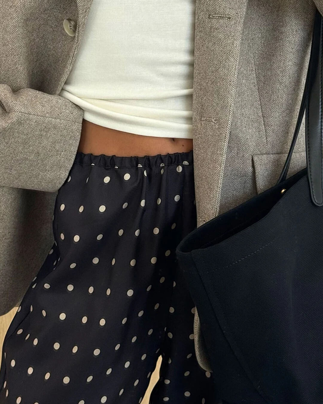 SOERA Adela Polka Dot Satin Pants - Bottoms - Wv1770383550816996891 S