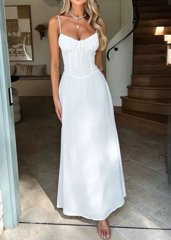 SOERA Bianca Corset Bodice Maxi Dress - Dresses - Yellow S
