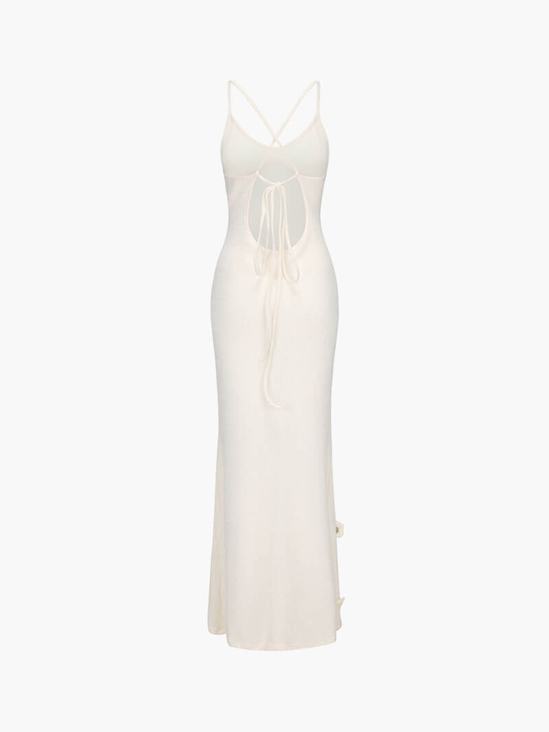 SOERA Sofia maxi dress - Dresses - DWOD2-QK943001 White S