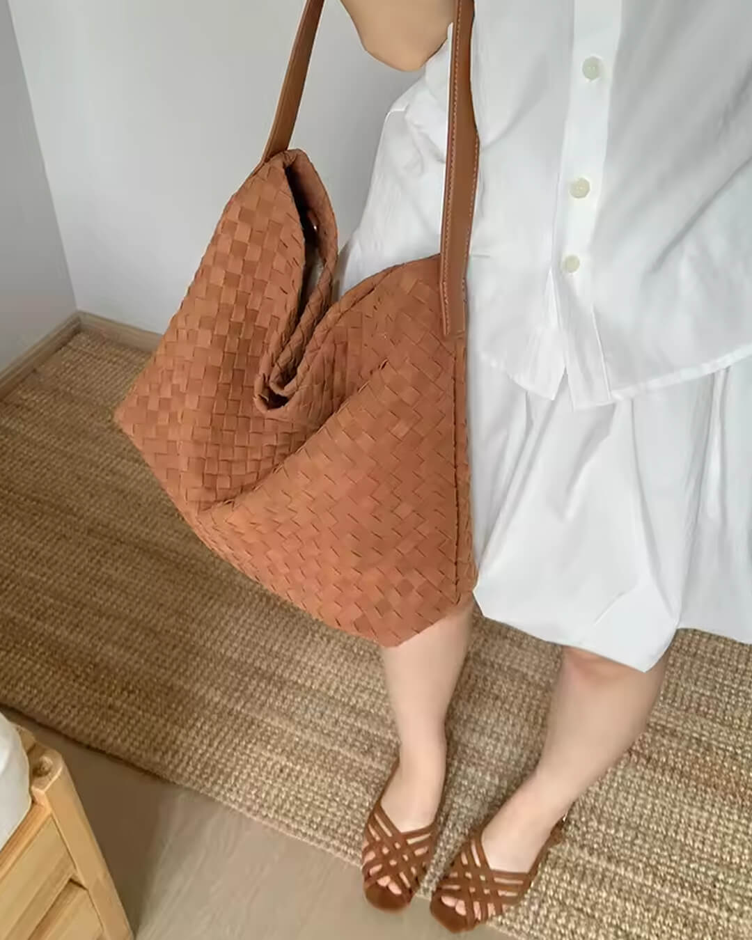 SOERA Chelsea Suede Tote Bag - Handbags - Soera-Chelsea-suede-tote-bag-handbag-Suede-Tote-Bag-Handbag/Brown Brown Regular