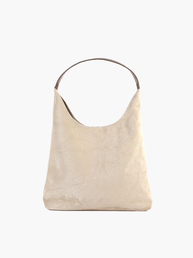 SOERA Jenna suede bag - Handbags - Soera-Jenna-Suede-Bag-Beige Beige