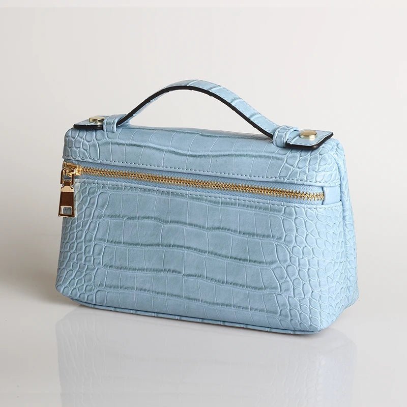 SOERA Minerva Crocodile Pattern Clutch Bag - Handbags - Pink