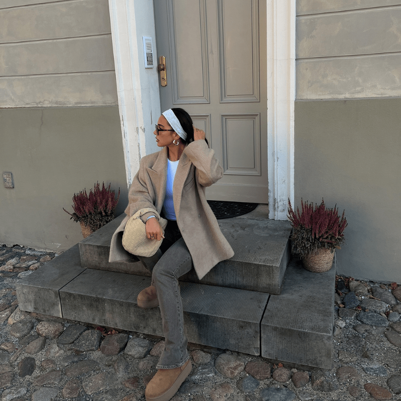 SOERA Woven Bag mini suede - Handbags - DBAD2-WK272006 Grey