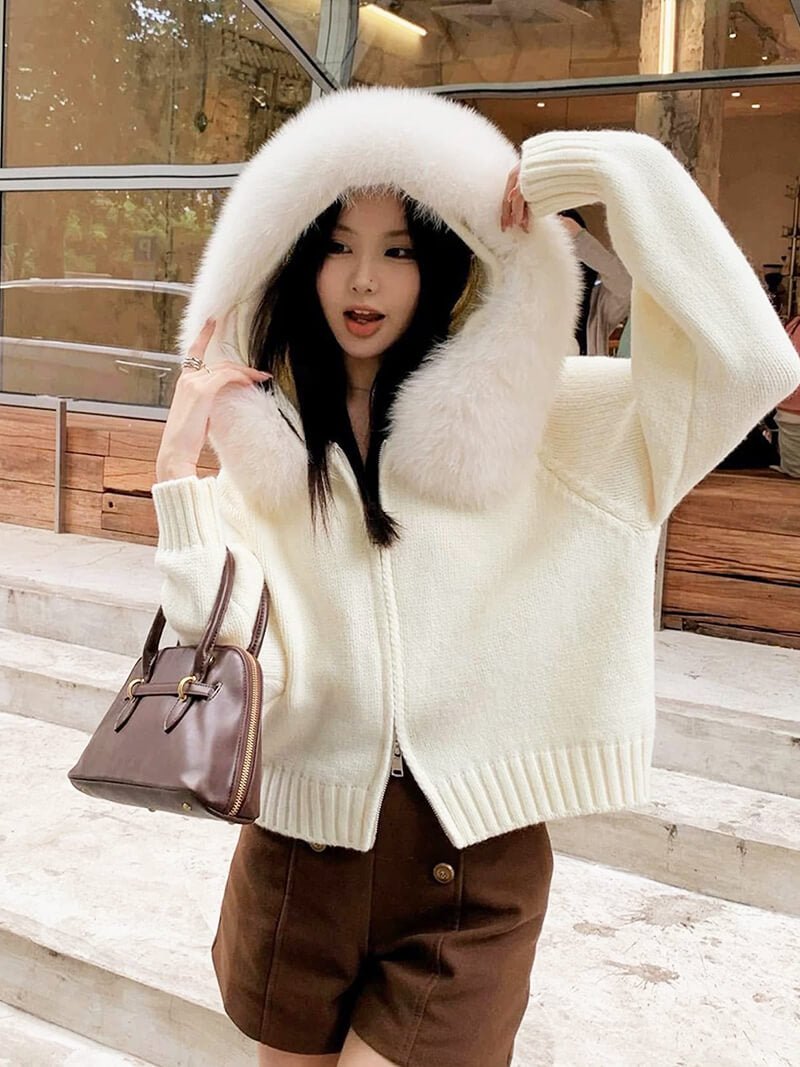 SOERA Alison faux fur Jacket - jackets - Soera-Celistine-Jacket-Beige/S Creme S