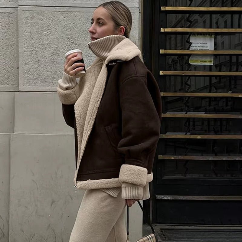 SOERA Aurora Suede Faux leather Jacket - Jackets - Na1764442362185375578 L