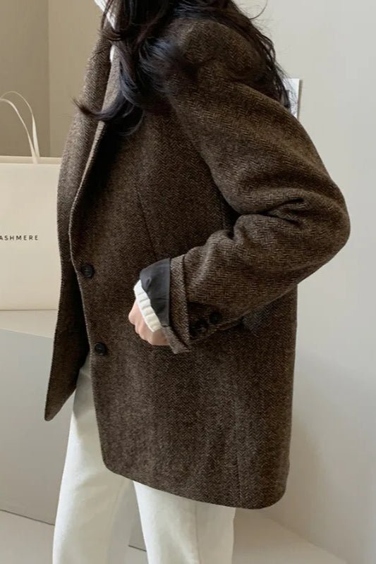 SOERA Belle Oversized - fit Blazer - Jackets - DV1770276357228224883 Brown M