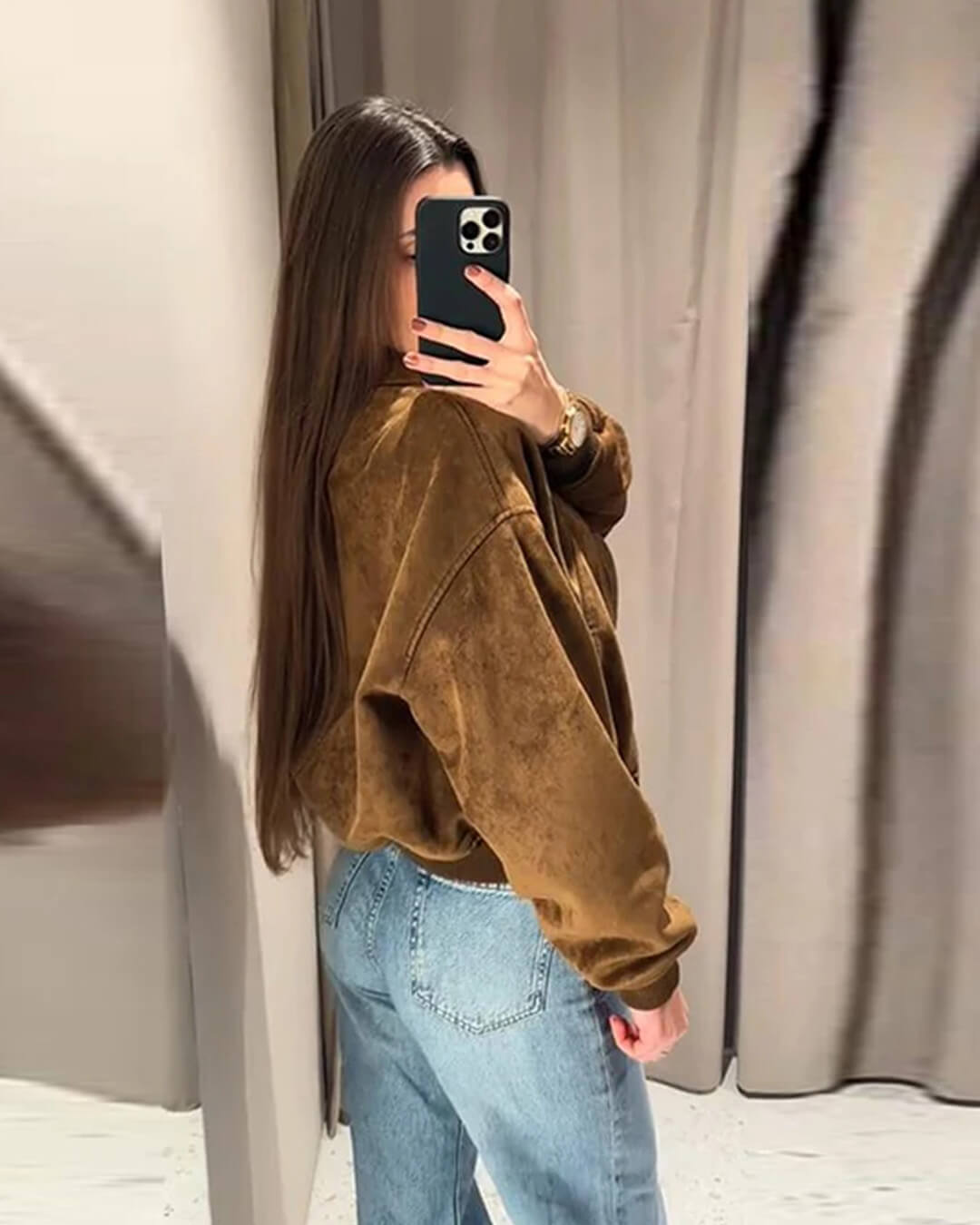 SOERA Heather faux Suede Jacket - Jackets - 1005011678966374-;nT1770793334301886409 XS