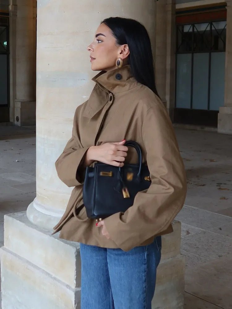 SOERA Minerva Lace Up Drawstring Jacket - Jackets - 1005009993477256-;at1773321573815346127 S