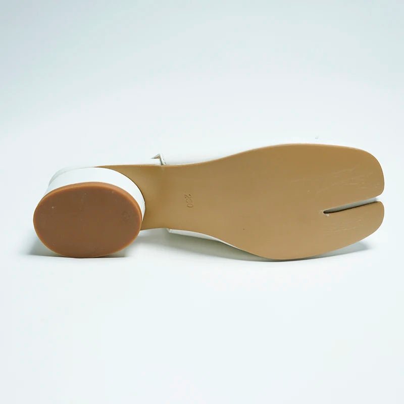 SOERA Beatrice Split - Toe Ballet Mary Jane Heels - Shoes - White 39