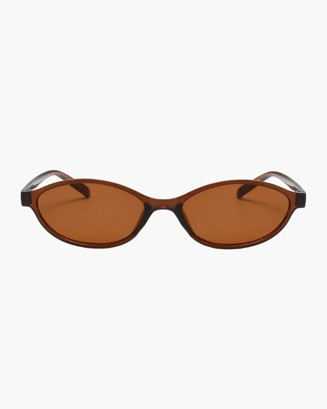 SOERA Elena Retro Oval Cat Eye Sunglasses - Sunglasses - Light Brown