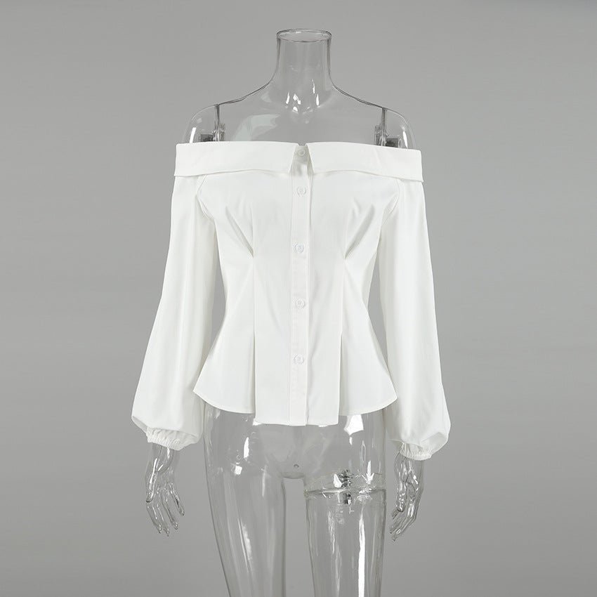 SOERA Catherine Off Shoulder Top - Tops - kJ1770344797580547567 M