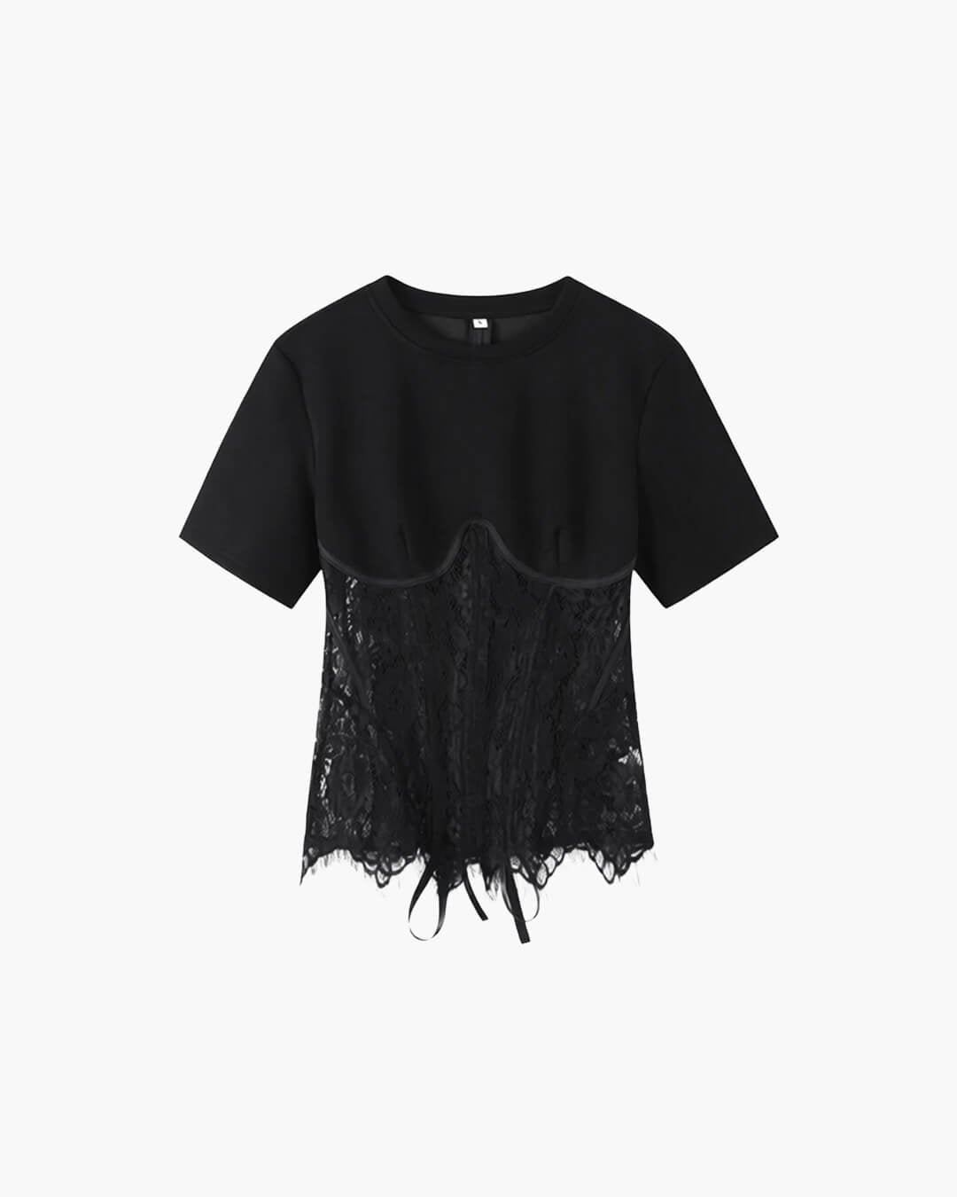 SOERA Suzie Lace Corset Top - Tops - 1005010567957925-;vh1770053333556907836 Brown S