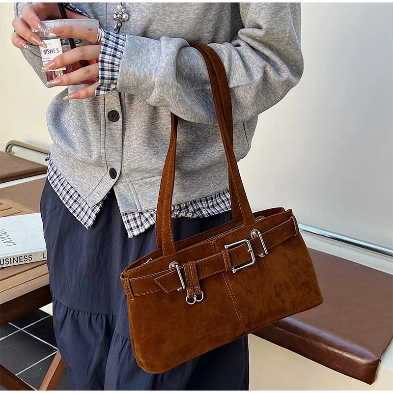 Nora Vegan Suede Bag