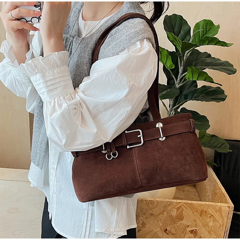 Nora Vegan Suede Bag