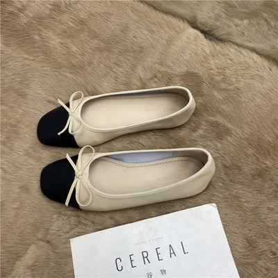 Women's Large Size Flats with Bow - Comfortable Spring & Autumn Loafers 5