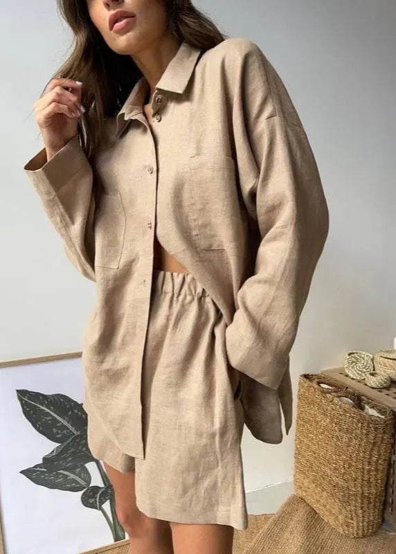 Beatrice Relaxed Linen Co-Ord Set