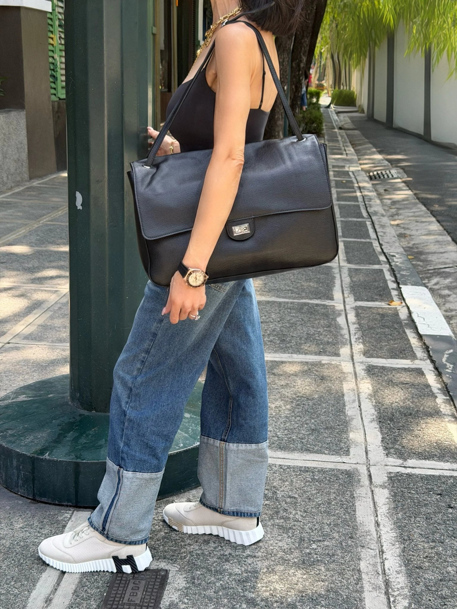 SOERA Miriam Crossbody Shopper Bag - Bag - SOERA-999619-DEF-OS-09700 Black