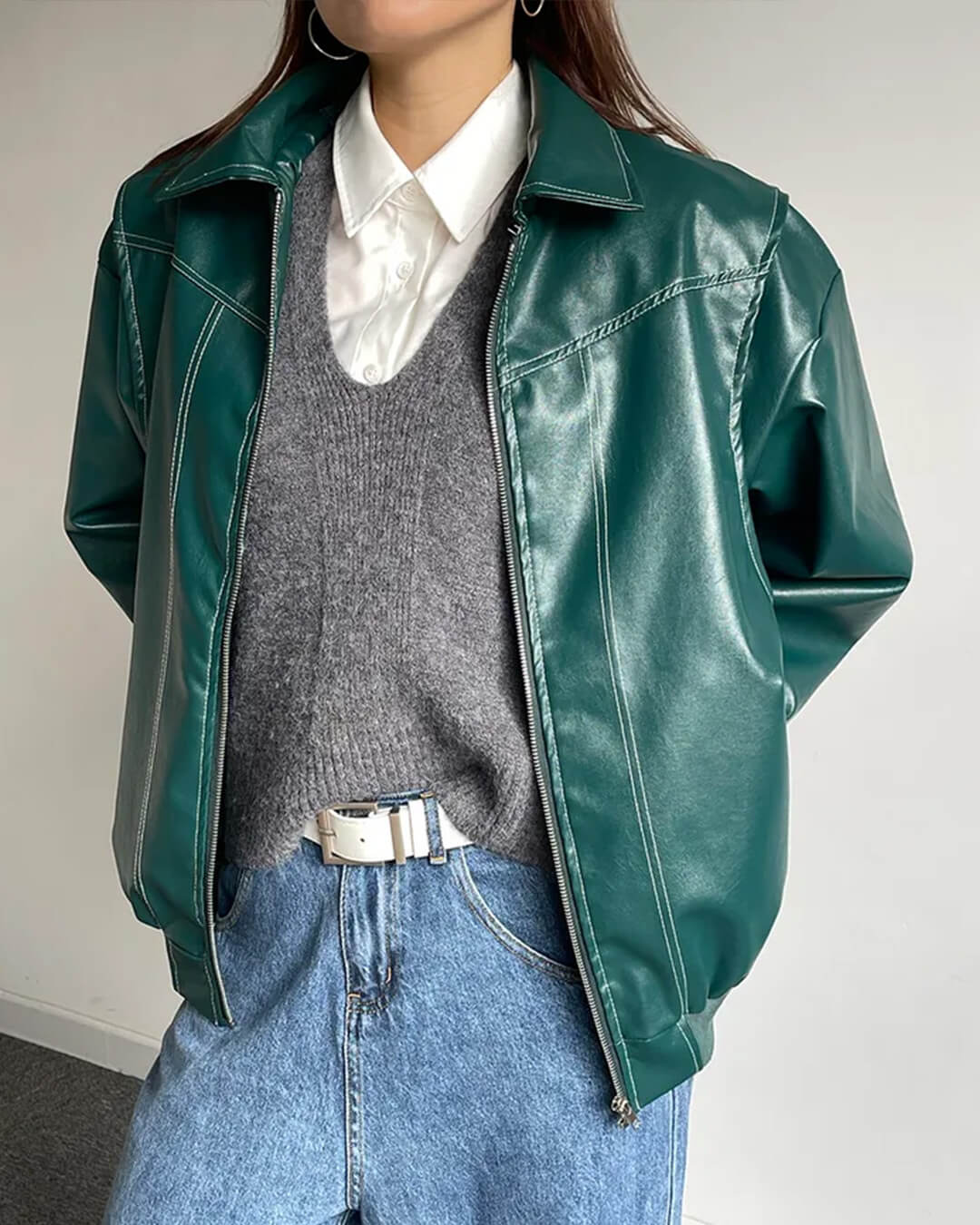 Brooke Zip-Up Bomber Jacket