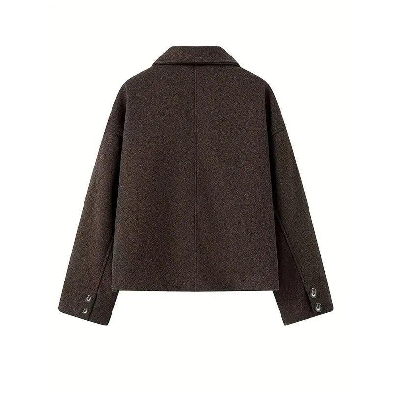 SOERA Angelina Buttoned Short Jacket - Coats & Jackets - 1005009897269668-;JR1767257410473379936 L
