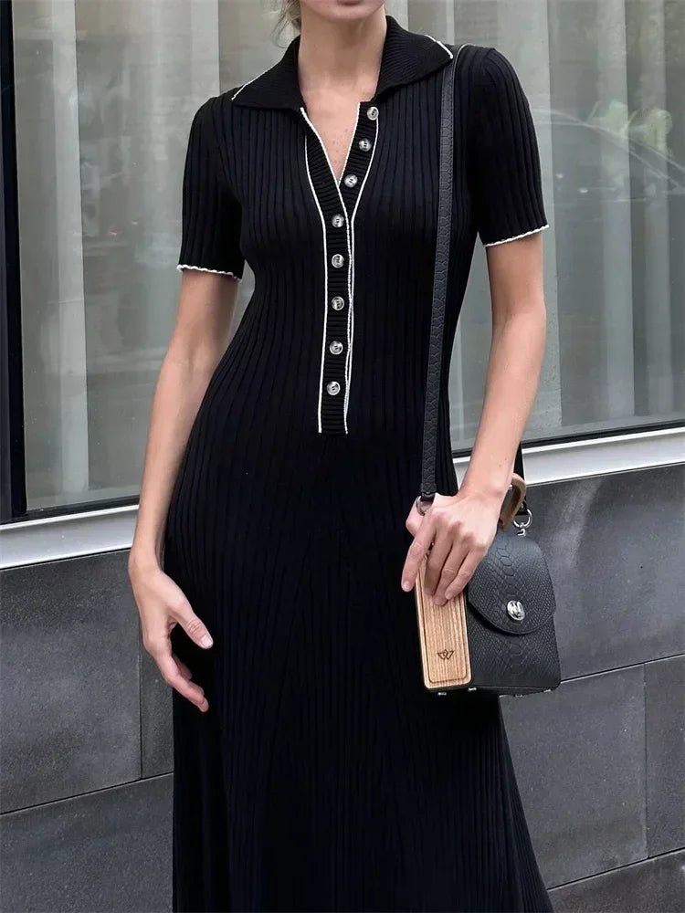 SOERA Serena Tricot Knit Dress - Dress -  White S