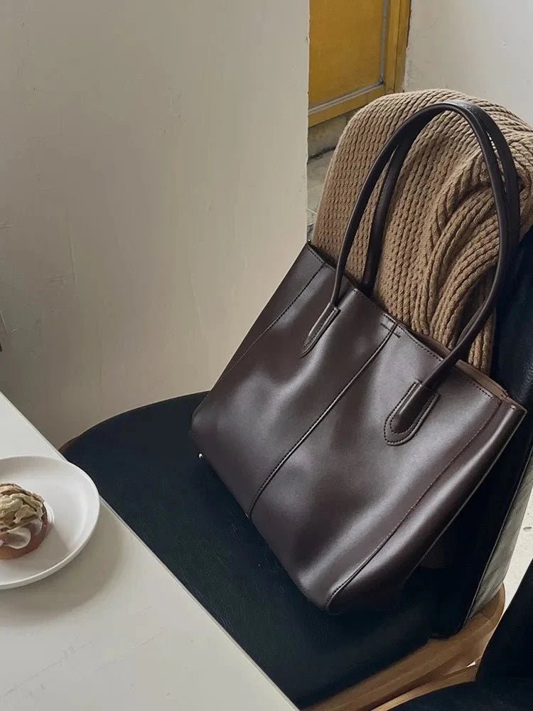 SOERA Cindy Tote Bag - Handbags - 3256806807836694-;ir1755570762866015024 Dark Brown