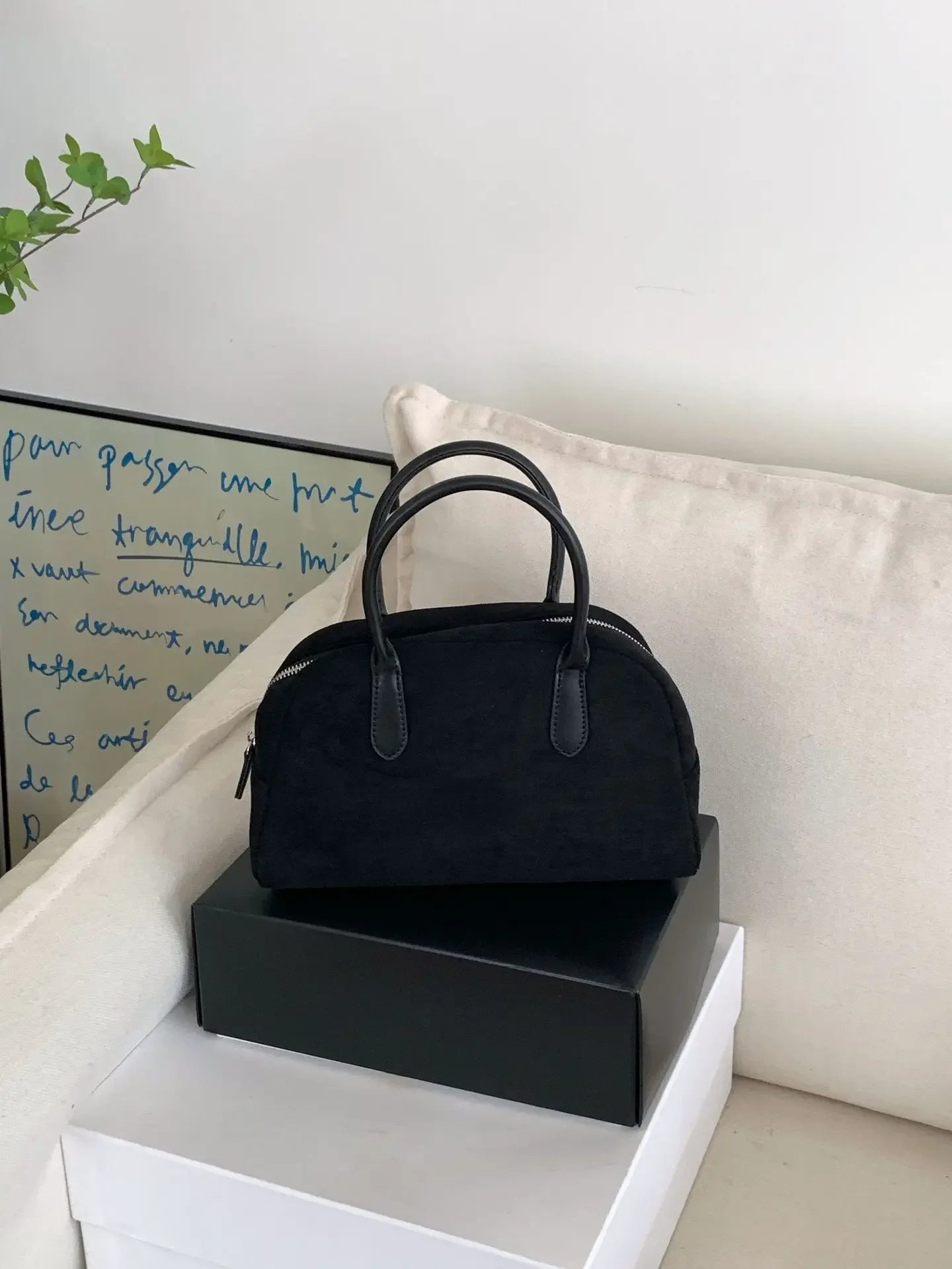 SOERA Jenny Suede Mini Bag - Handbags - 3256807951292876-;Bi1757549905549594788 Black Regular