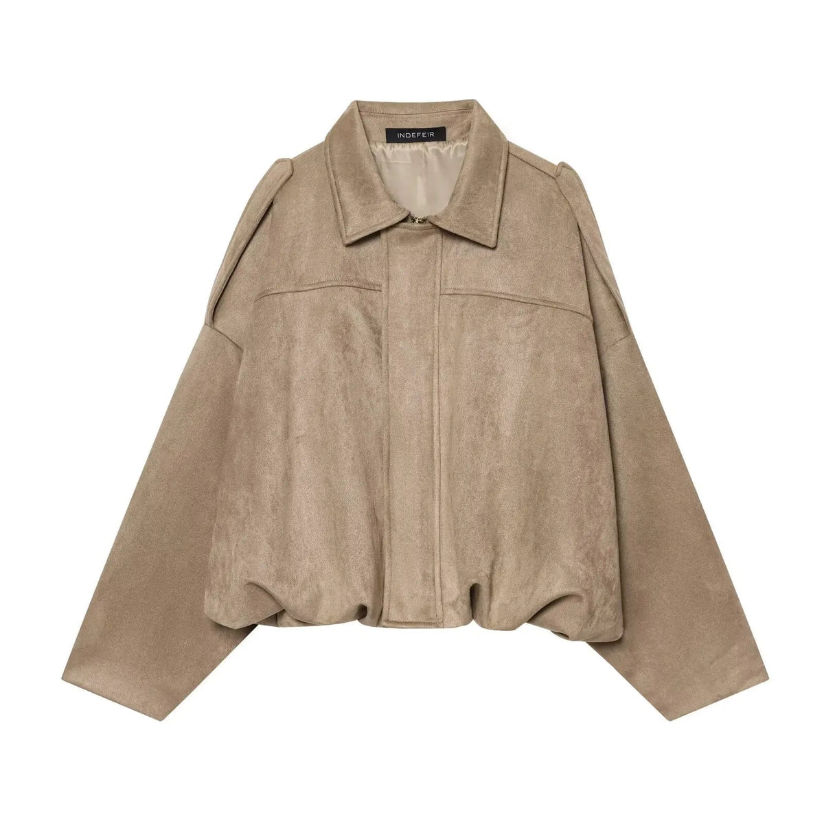 SOERA Ellie Suede Oversized Zip Jacket - Jacket - SOERA-582083-DEF-OS-53829 L