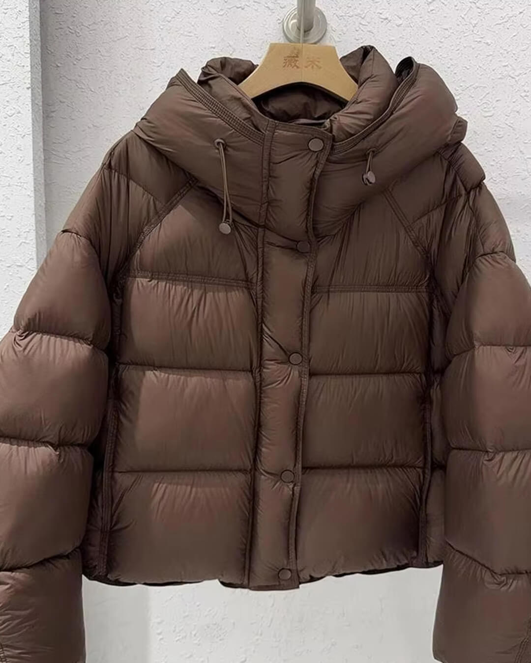 SOERA Alina Hooded Puffer Jacket - Jackets - 3256809559753038-;sl1764062902172978726 Brown L