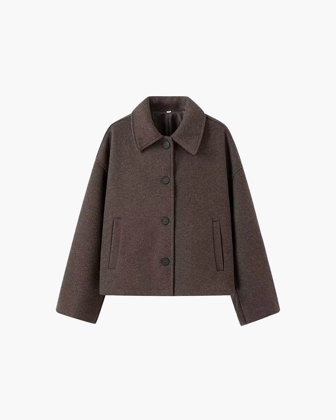 SOERA Angelina Buttoned Short Jacket - Jackets - 1005009897269668-;kN1767257410472935455 S Brown