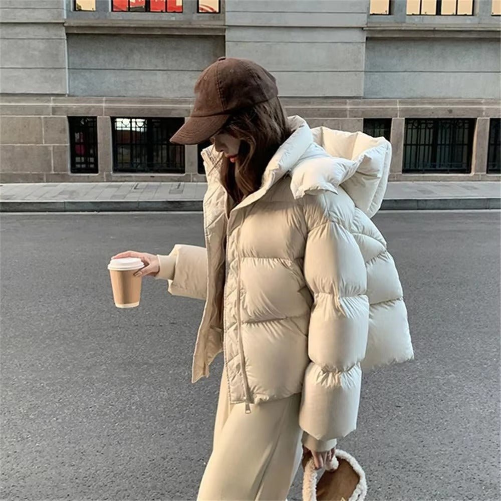 SOERA Bella Thick Hooded Puffer Jacket - Jackets - 3256809473638795-;Qq1763832189581500719 White M