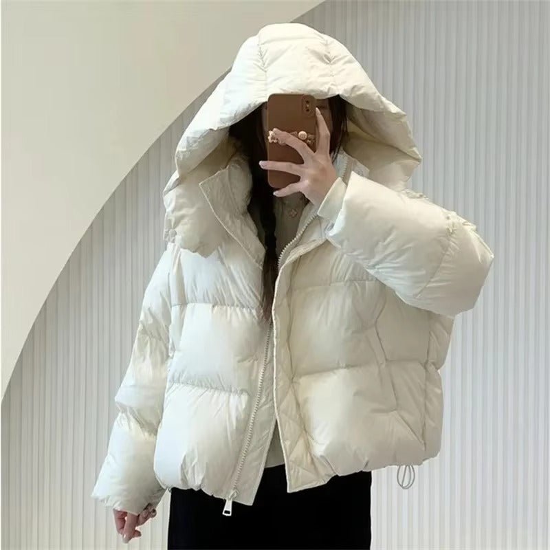 SOERA Bella Thick Hooded Puffer Jacket - Jackets - 3256809473638795-;Qq1763832189581500719 White M
