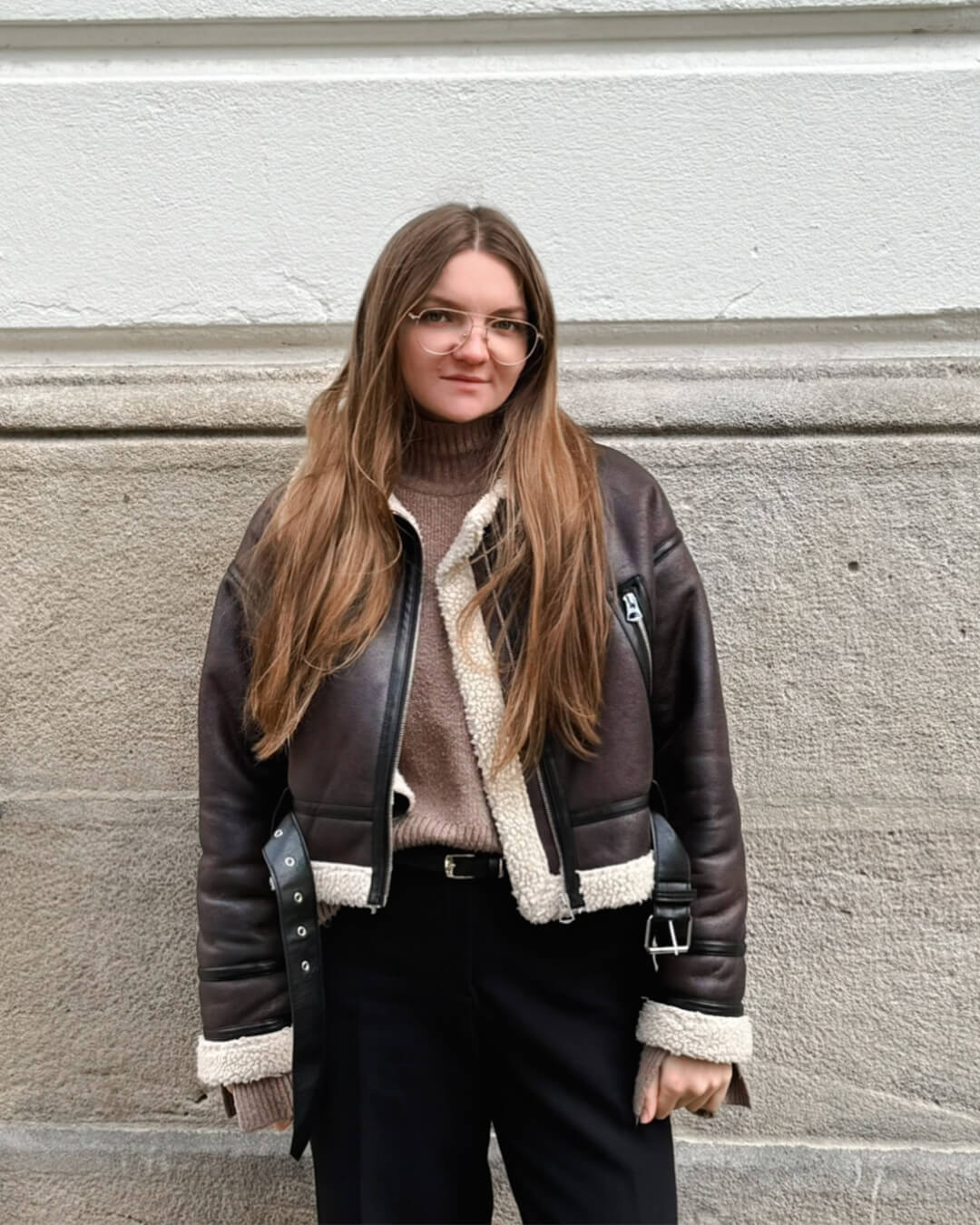 SOERA Elora Faux Leather Jacket - Jackets - 3256806656237115-;PI1765388021629167214 Brown XS