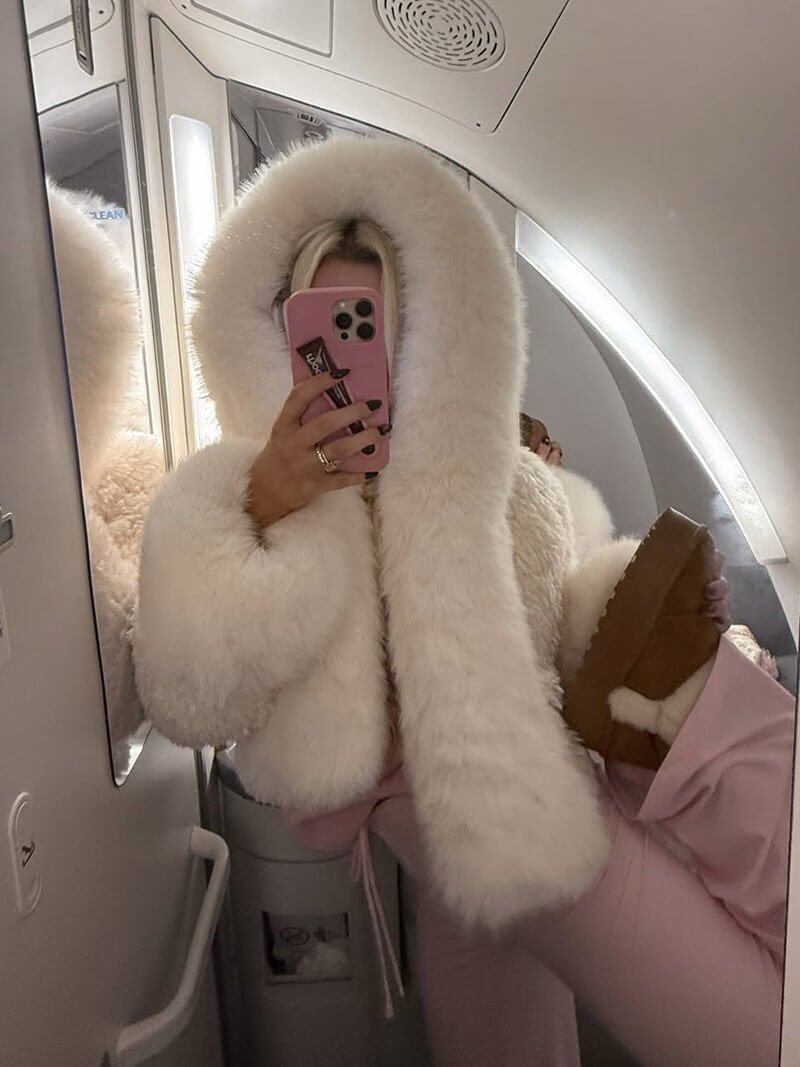 SOERA Henna Faux Fur Jacket - jackets -  White XL