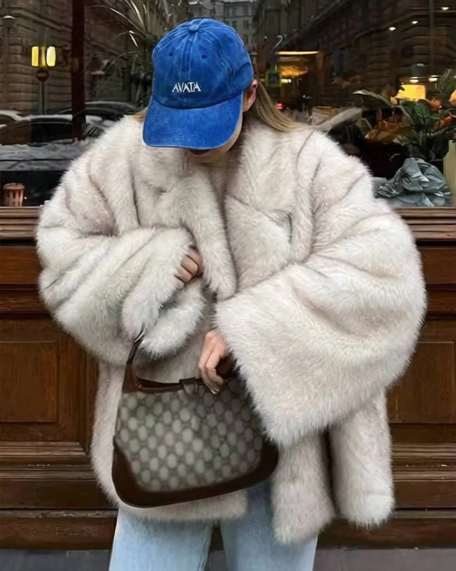 SOERA Tilda Faux Fur Coat - Jackets - PU1764442362182298152 Brown M