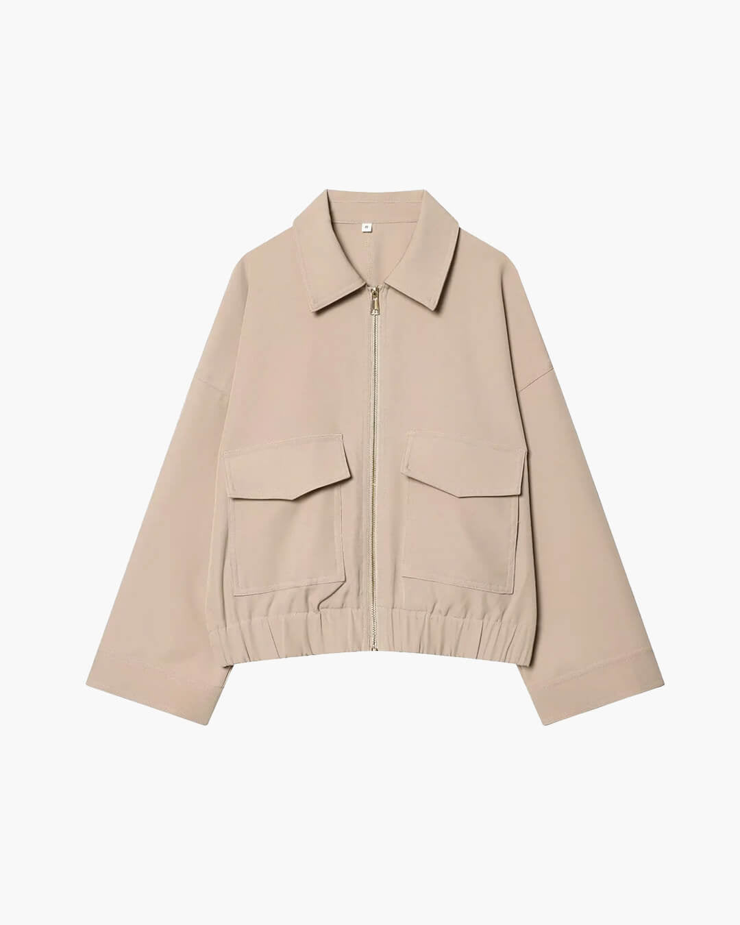 SOERA Zoey Zip Up Pocket Jacket - Jackets - 1005010155299500-;xI1774621553279085632 Beige XS