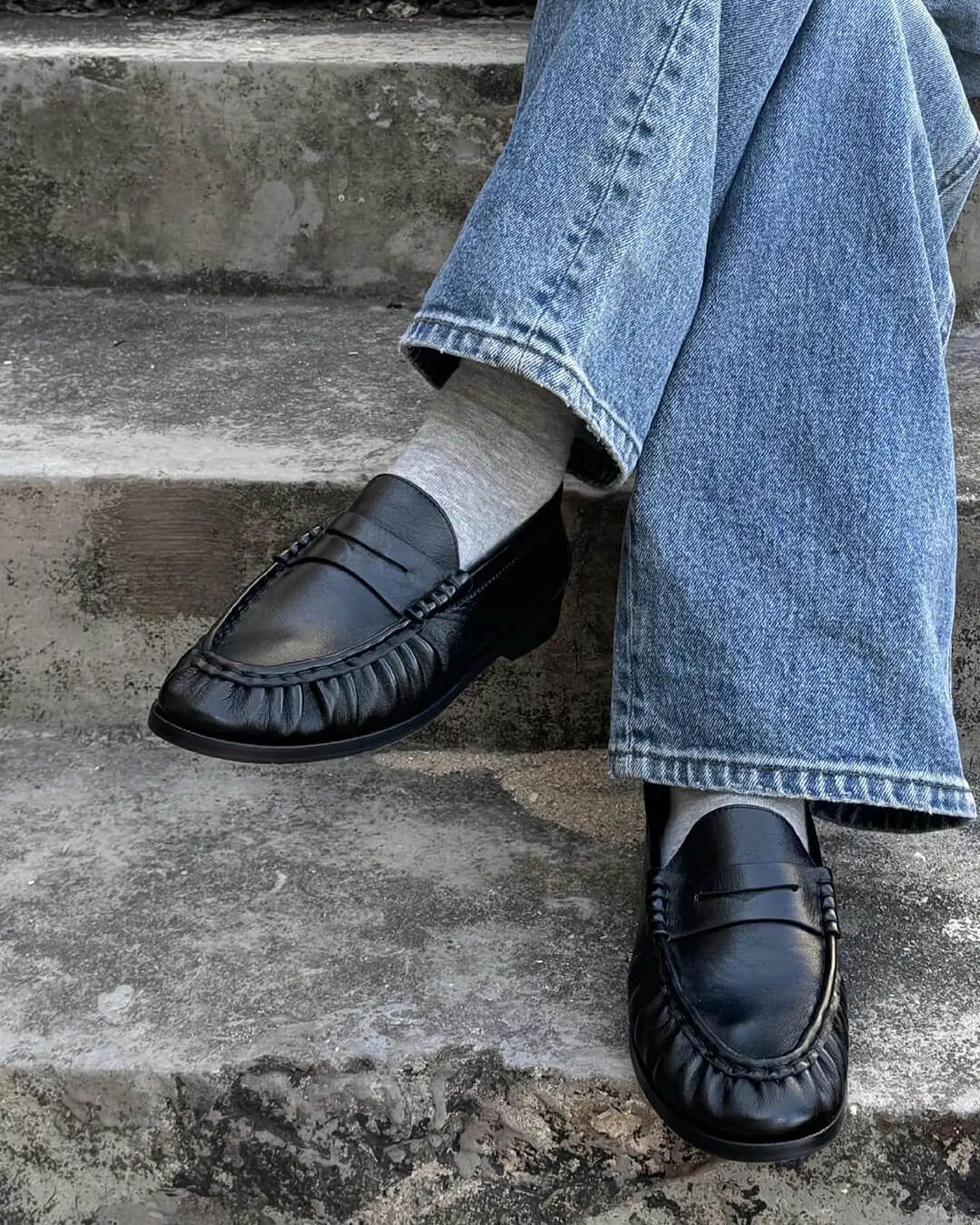 SOERA Fiona Faux Leather Slip - On Loafers - Shoes - 1005011685049685-;Vb1775031591839970425 Black 36